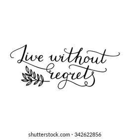 Live without regrets тату эскизы