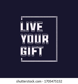 vive su tarjeta de regalo pegatinas de póster en pantalones imprimir artículo