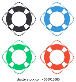 Livebuoy icon - colored vector  set