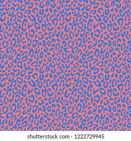 Lively bright leopard skin texture, seamless vector repeat. Modern abstracted style. Great for fashion design, web & print, wallpapers & backgrounds, home decor, scrapbooking, gift wrapping paper etc.
