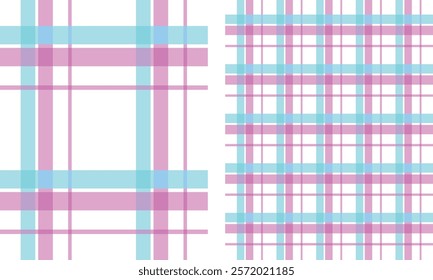 A lively checkered pattern featuring bold intersecting lines, perfect for textile design, wallpapers, and creative background