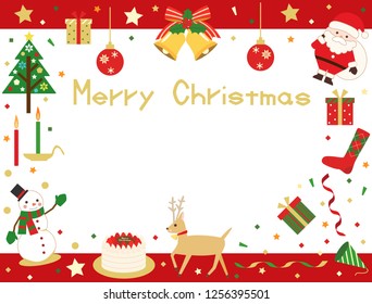 It is a lively Christmas card.There is space to write a message.