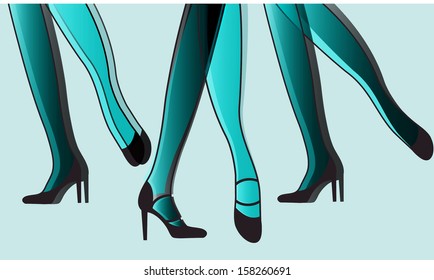 Lively Dancing  Legs