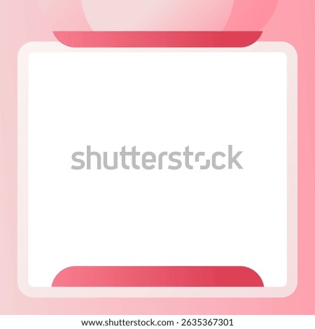 Lively frame with a bold pink-red gradient and rounded corners. Ideal for highlighting products in e-commerce, social media, or promos with a dynamic, playful touch.