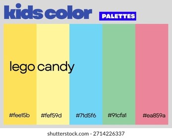 Harmonia animada projetada para crianças mostrando paleta equilibrada delicioso inspirando imaginação criatividade divertida aprendizagem todos os dias