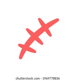 Lively mark.Vector illustration that is easy to edit.