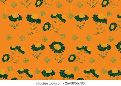A lively mix of bold colors and playful florals, designed for kidswear, packaging, and summer-themed prints.