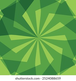 Lively Verdant Symphony Superflat Style with Hyperbolic Expression and Colorful Lines.