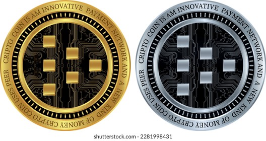 livepeer-lpt virtual currency logo illustration. vector illustrations.