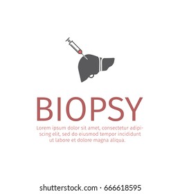 Liver Biopsy flat icon