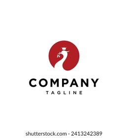 Liver bird logo icon vector template.eps