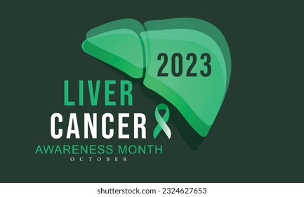 Liver cancer awareness month. background, banner, card, poster, template. Vector illustration.