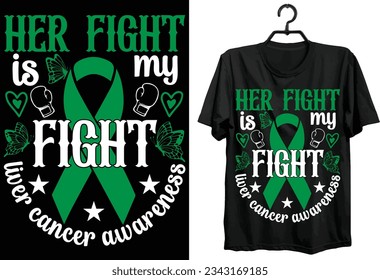 Liver Cancer Svg T-shirt Design. Funny Gift Liver Cancer T-shirt Design For Liver Cancer Patients. Typography, Custom, Vector, And Vintage T-shirt design. svg