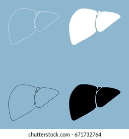Liver icon .