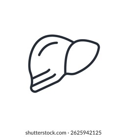 liver icon collection .design style with background