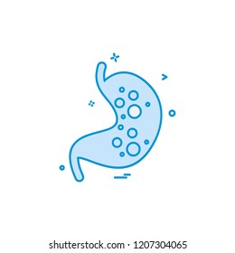 Liver icon design vector