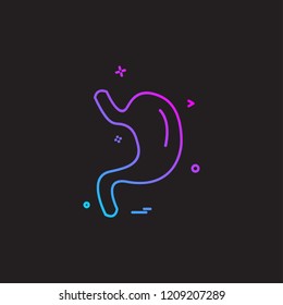 Liver icon design vector
