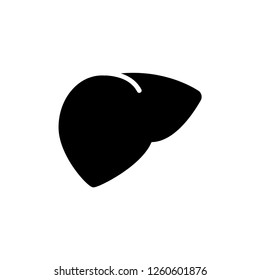 Liver Icon. An Internal Organ Vector. Human Anatomy Illustration. Sign & Symbol for Medical Presentation.