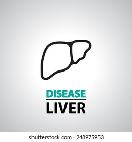 Liver Icon And Symbol  