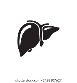 liver icon symbol sign vector