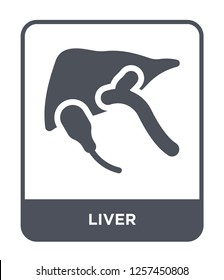 liver icon vector on white background, liver trendy filled icons from Medical collection, liver simple element illustration