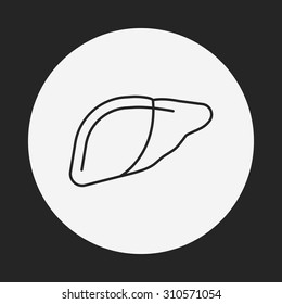liver line icon
