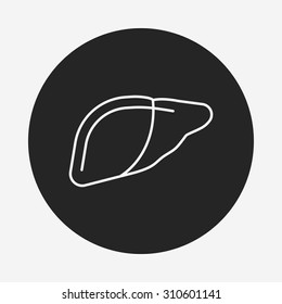 liver line icon