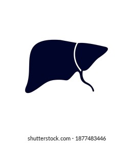 Liver logo design vector template, Organs logo design concept, Icon symbol