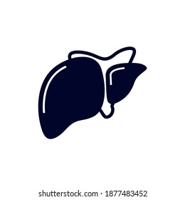 Liver logo design vector template, Organs logo design concept, Icon symbol