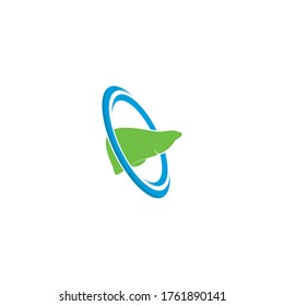 Leber-Logo, Leberpflege, Vektorsymbol, einfache Abbildung Design 