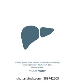 Liver Vector Icon