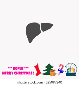 Liver  vector illustration.