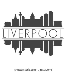 95 Black liverpool silhouette skyline vector Images, Stock Photos ...