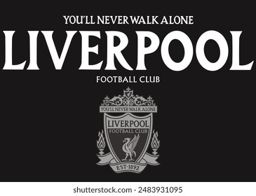 liverpool and logo typography, Liverpool kingdom typography graphic design, vintage Liverpool typography grunge, Liverpool Football Club logo for t-shirt.zip