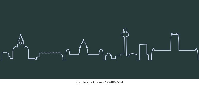 Liverpool Single Line Skyline