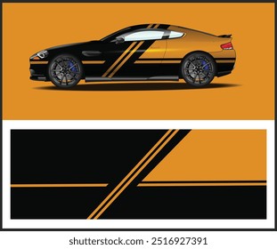 livery car wrap vector Graphics, sports 