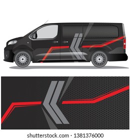 an livery design vector. abstract race style background with racing style concept for vehicle vinyl sticker wrap - Vector