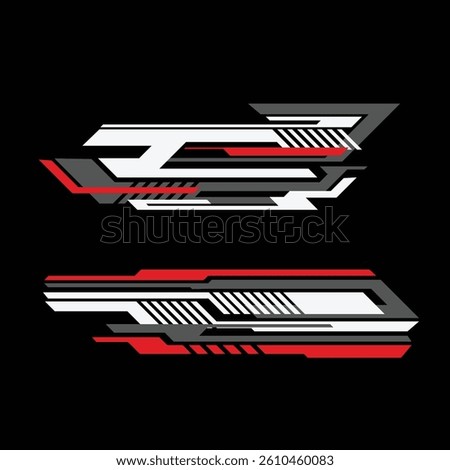 livery sticker car background wrap design. car modification stickers