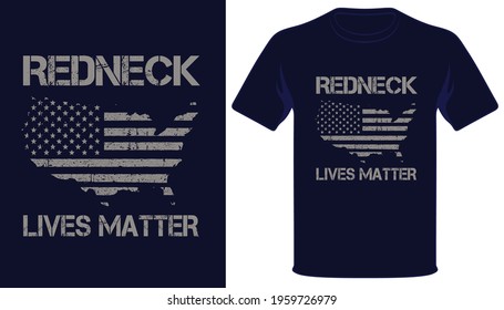 lives matter usa grunge flag t-shirt design