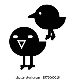 livestock icon glyph vector design