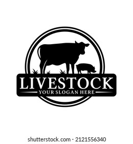 Livestock Logo can be use for icon, sign, logo and etc