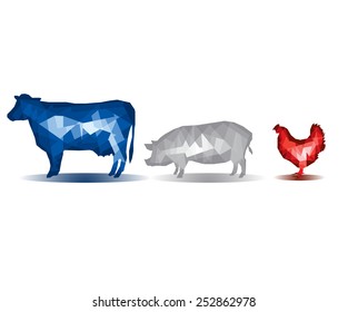 livestock low poly