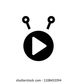 livestream icon, Vector illustration