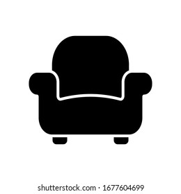 living chair - furniture icon vector design template