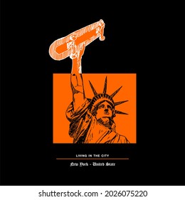 living in the city new york liberty street vintage