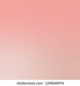 Living Coral Trendy Gradient Background. Defocused Soft Red or PinkColor Blurred Backdrop.