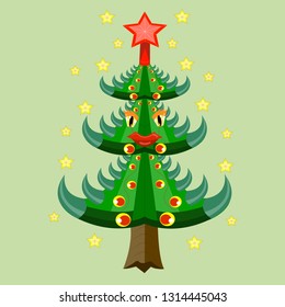 Living elegant spruce
