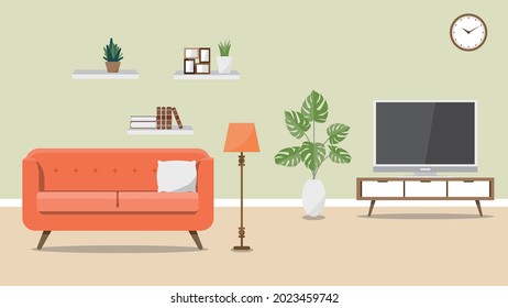 ilustración vectorial de conjuntos interiores vivos