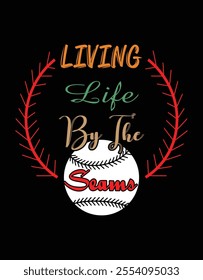 Living life by the seams eps printable cut file.