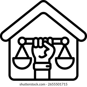 Diseño de Vector de icono de línea viva